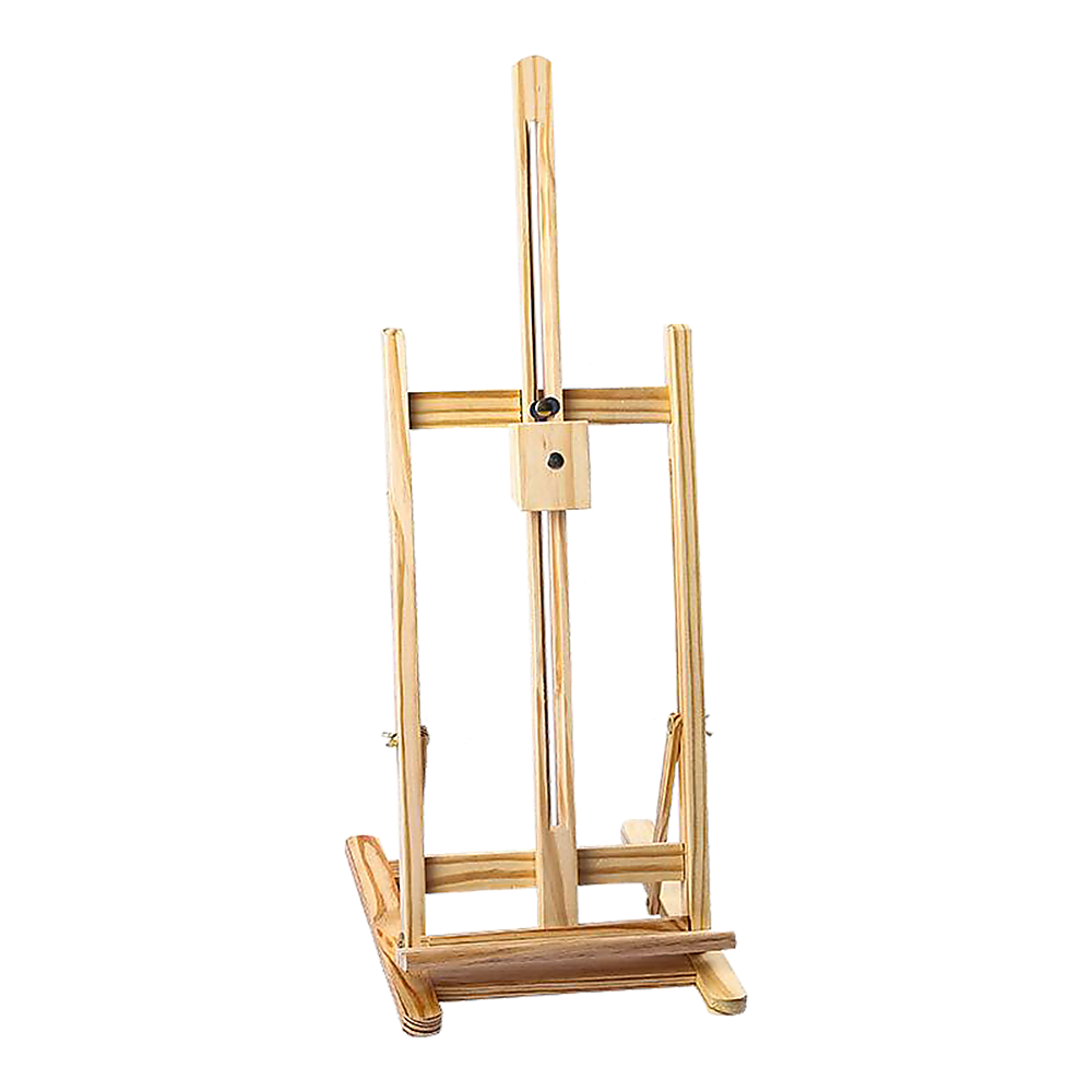Tabletop Easel Wood Studio H Frame Artist Painting Display Stand For Art Wedding Shop Use