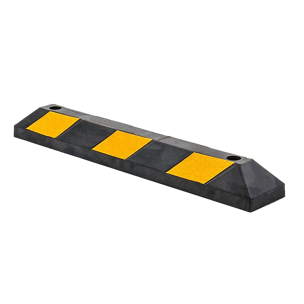 90cm Heavy Duty Rubber Curb Parking Guide Wheel Driveway Stopper - V63-826021