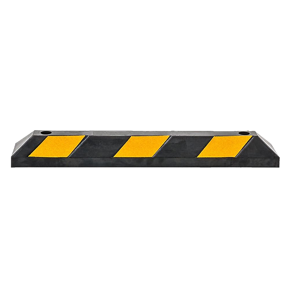 90cm Heavy Duty Rubber Curb Parking Guide Wheel Driveway Stopper - V63-826021