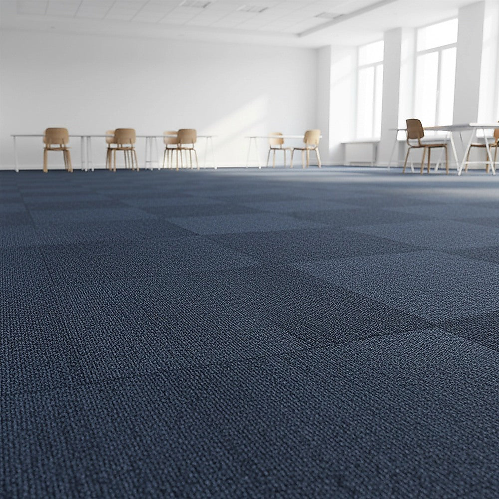 5m2 Box of Premium Carpet Tiles Commercial Domestic Office Heavy Us - V63-826041