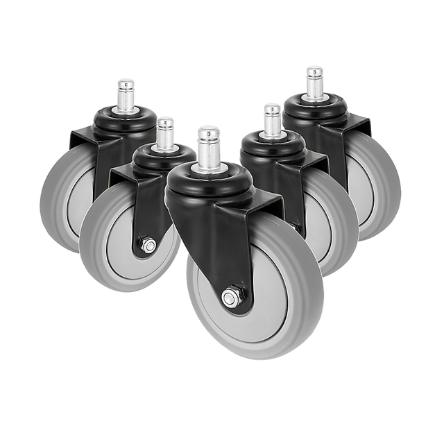 5x Office Chair Caster Wheels Heavy Duty Universal Replacement Set