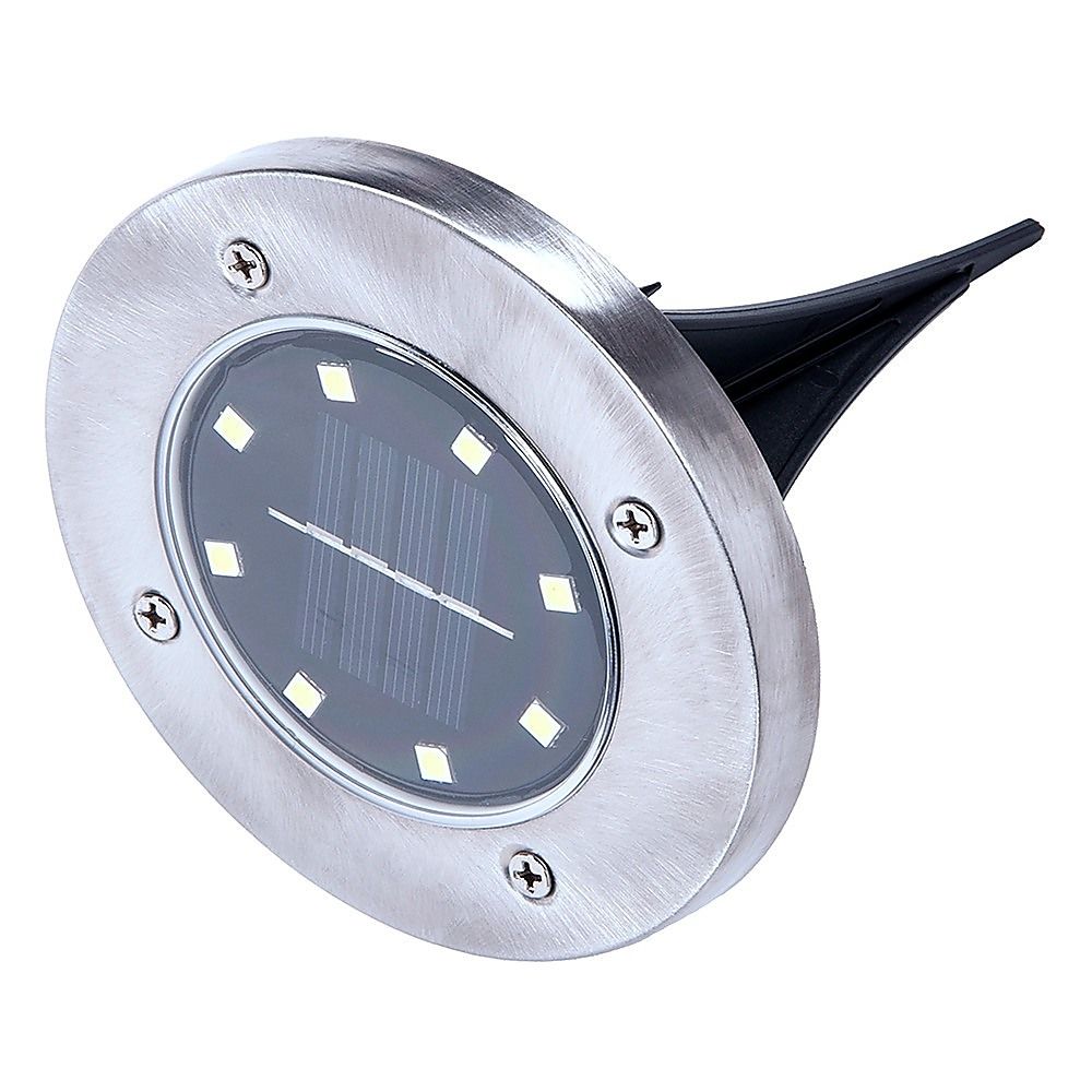 12x Solar Powered LED Buried Inground Recessed Light Garden Outdoor Deck Path