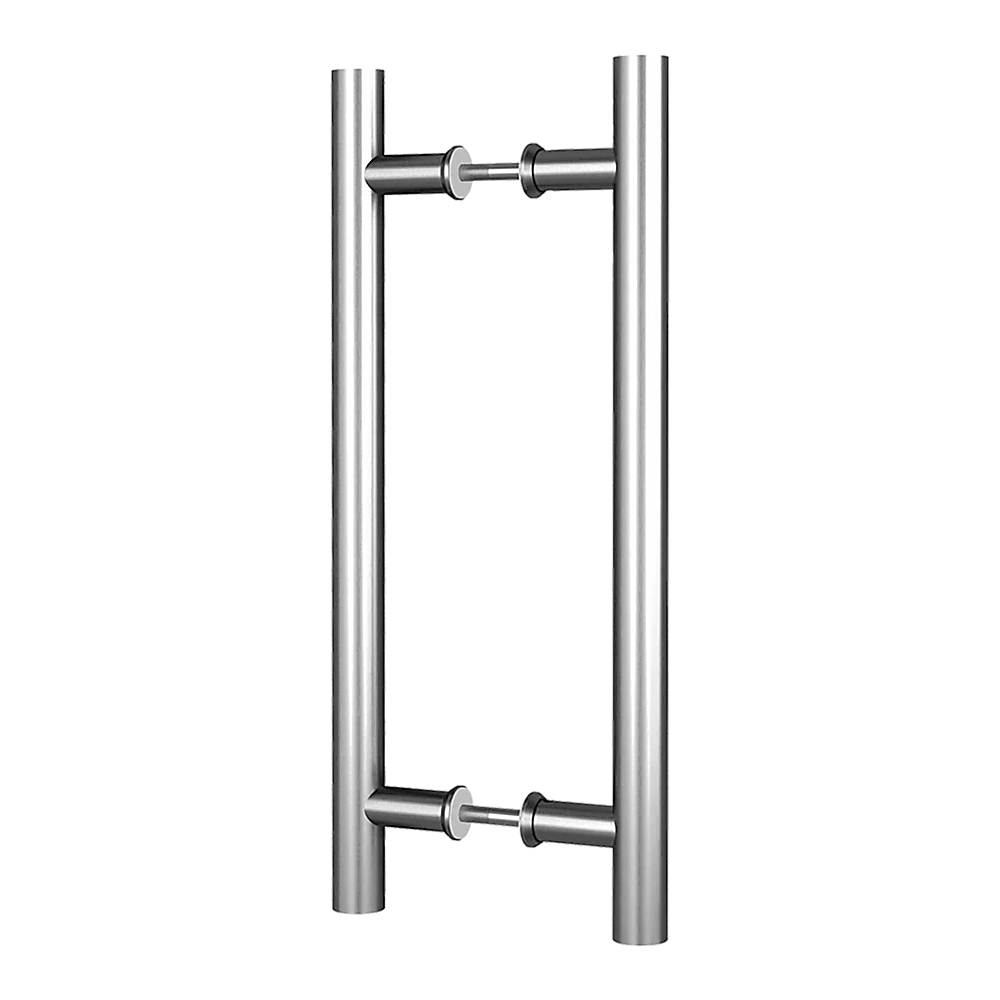 Round 300mm Stainless Steel Push Pull Door Handle for Wood Glass