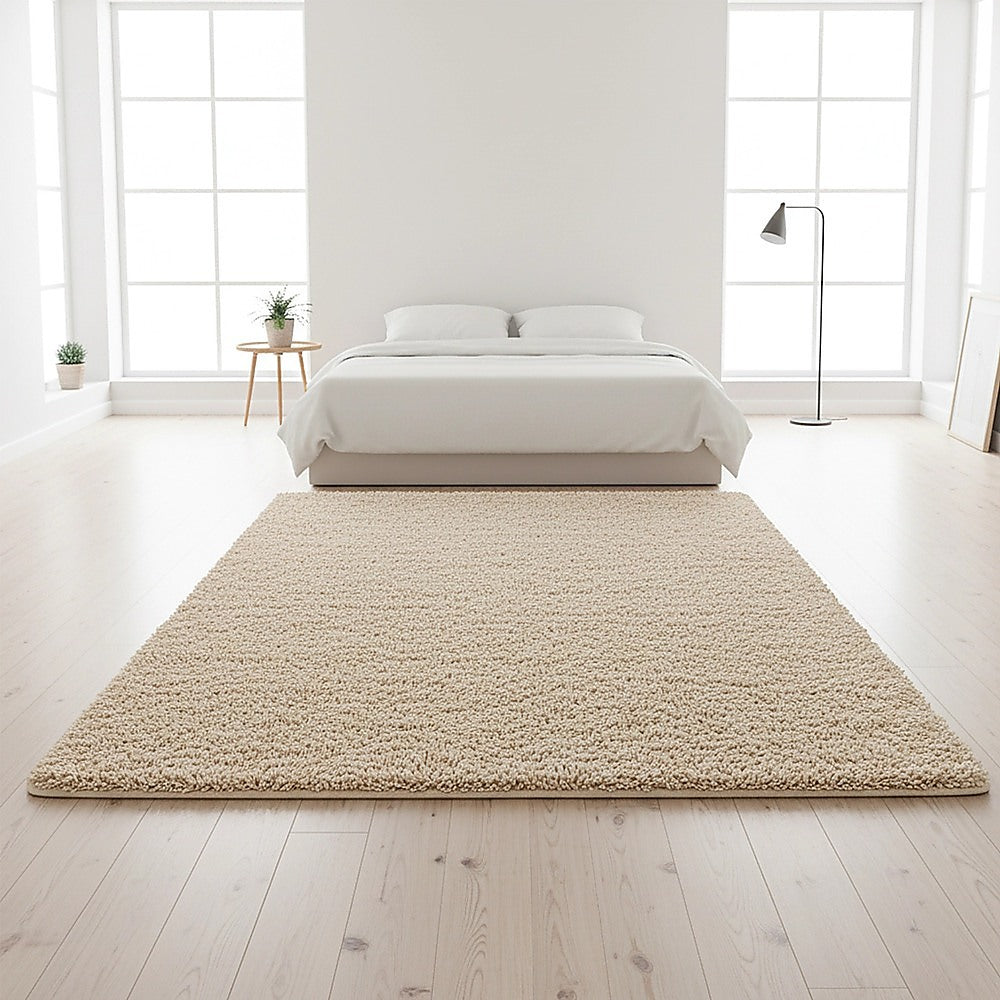 230x160cm Floor Rugs Large Shaggy Rug Area Carpet Bedroom Living - V63-832151