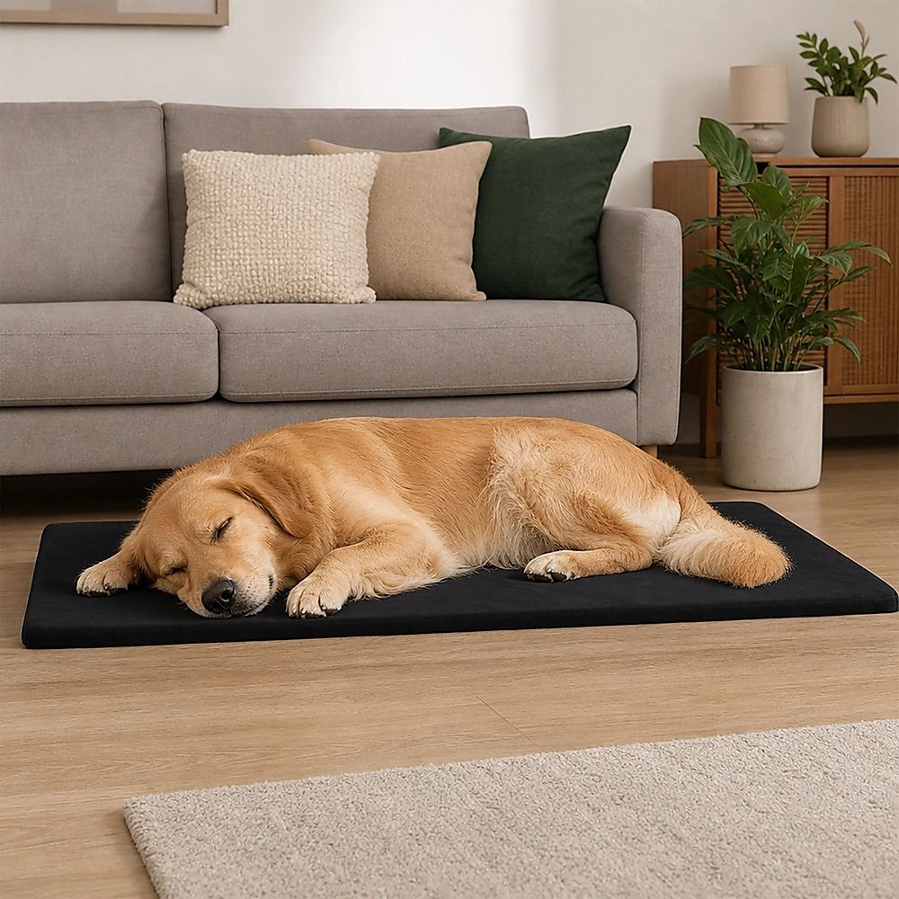 110CM XL Pet Bed Mattress Dog Cat Memory Foam Pad Mat Cushion
