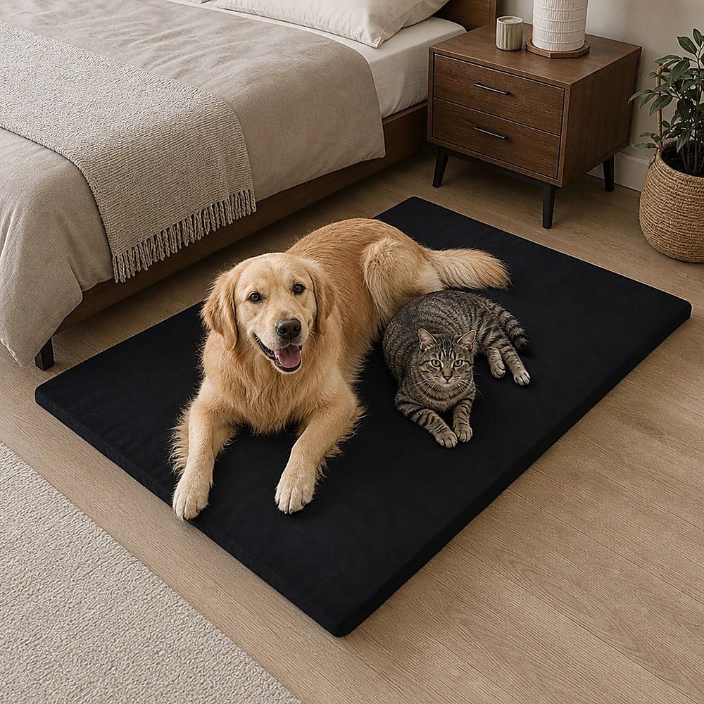 110CM XL Pet Bed Mattress Dog Cat Memory Foam Pad Mat Cushion