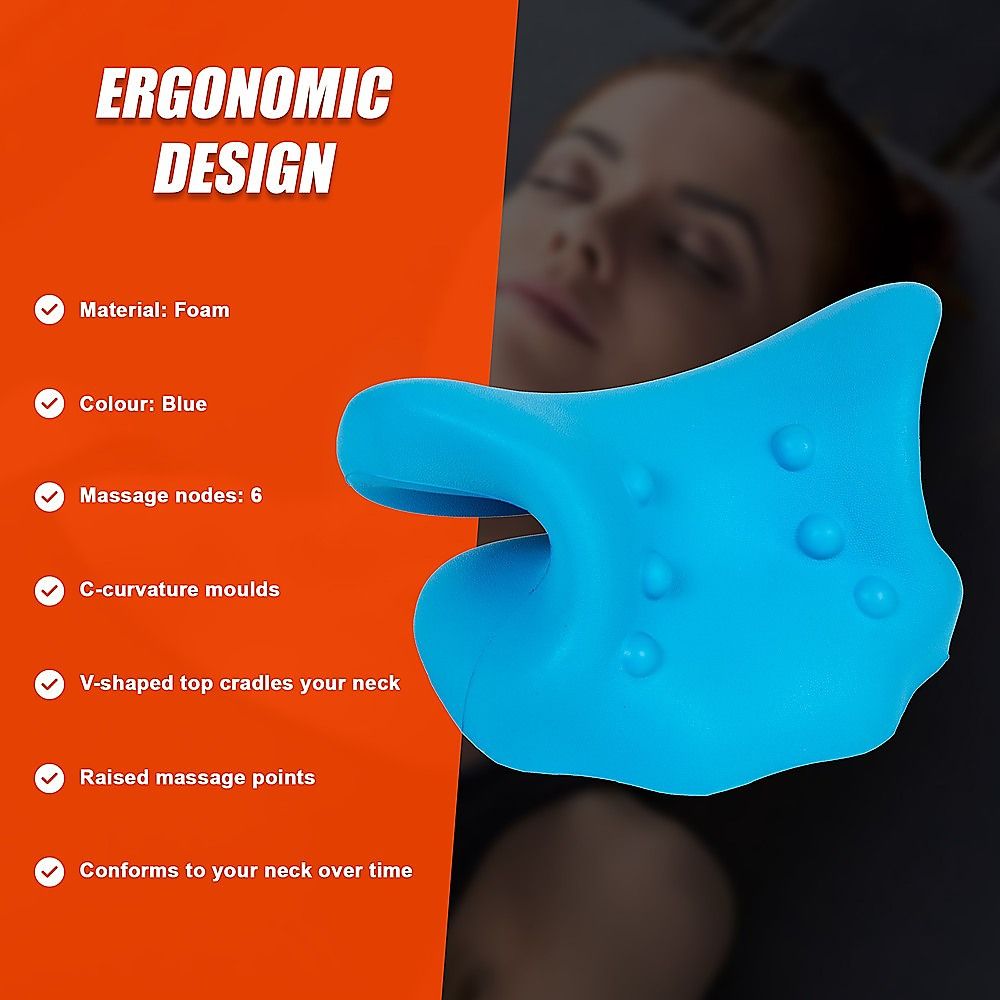 Cloud Plush Neck Pillow for Relaxing Neck and Shoulder Support