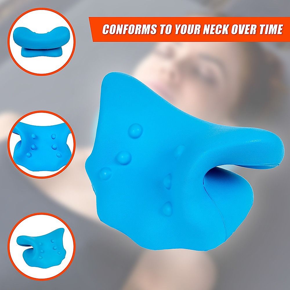 Cloud Plush Neck Pillow for Relaxing Neck and Shoulder Support