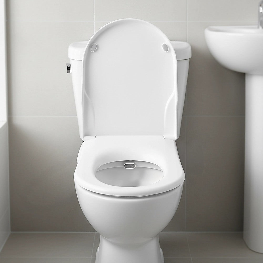 Non Electric Bidet Toilet Seat W/ Cover Bathroom Spray Water Wash - V63-836451