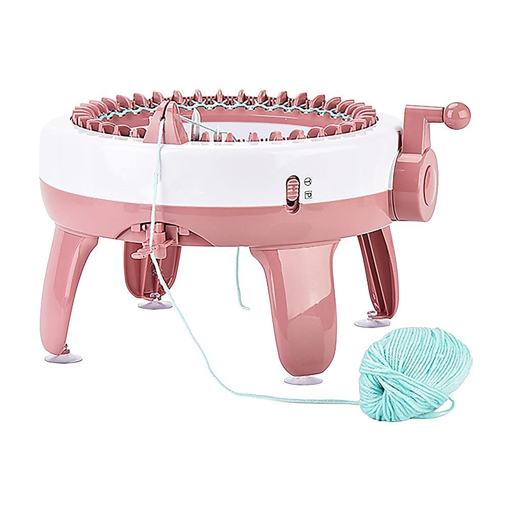DIY Knitting Machine Smart Weaving Knit Rotating Kids Toy Scarf Sock Hat Gift