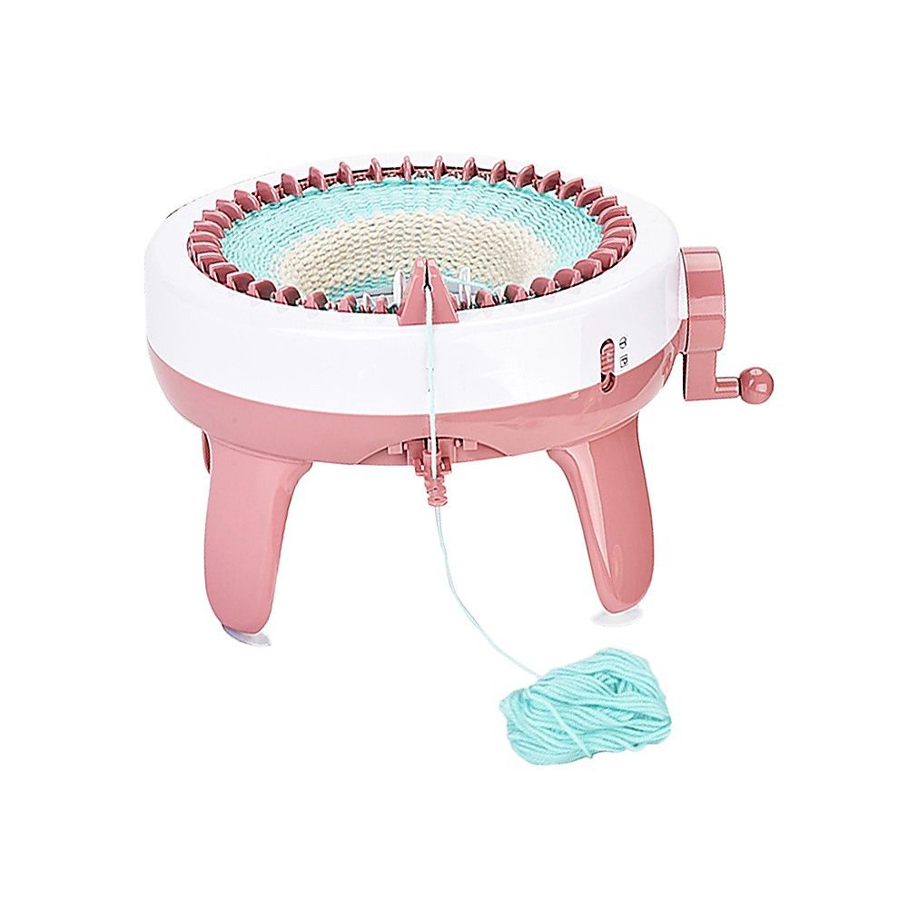 DIY Knitting Machine Smart Weaving Knit Rotating Kids Toy Scarf Sock Hat Gift