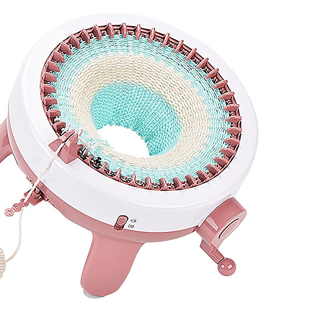 DIY Knitting Machine Smart Weaving Knit Rotating Kids Toy Scarf Sock Hat Gift