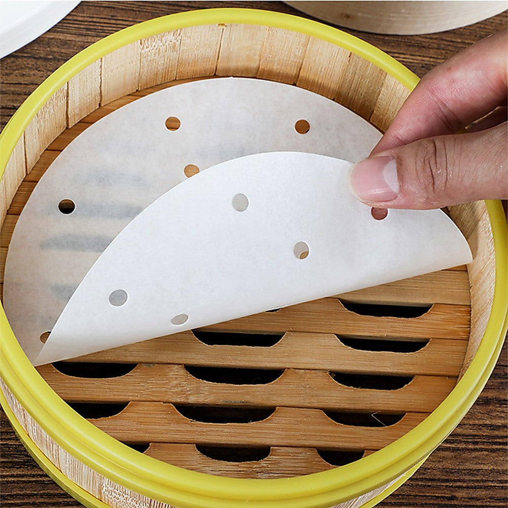500 Pack 13cm Patty Paper Baking Burger Wax Discs Non Stick BBQ Burger Papers For Easy Food Preparation