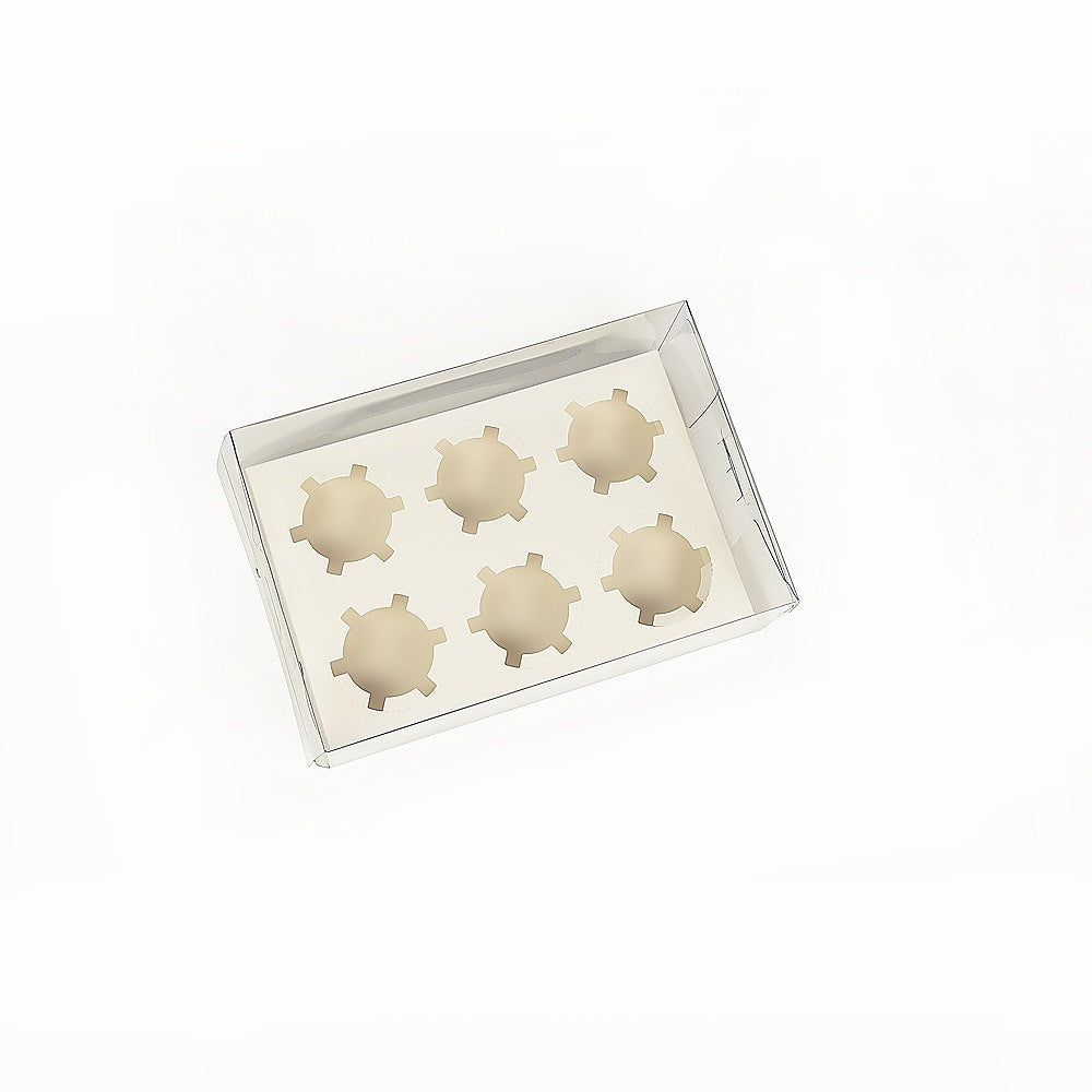 10Pcs Clear Dessert Boxes Cupcake Packaging – Transparent Bakery Cake Gift Boxes