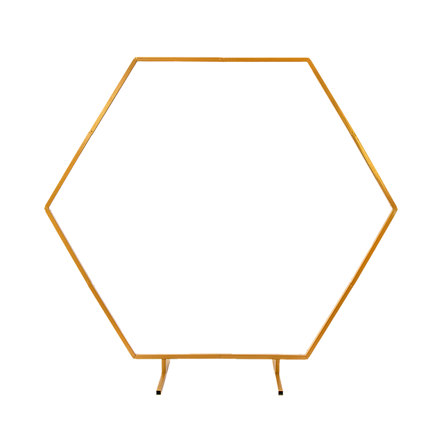 2M Wedding Hex Arch Backdrop Flower Display Stand Frame Background