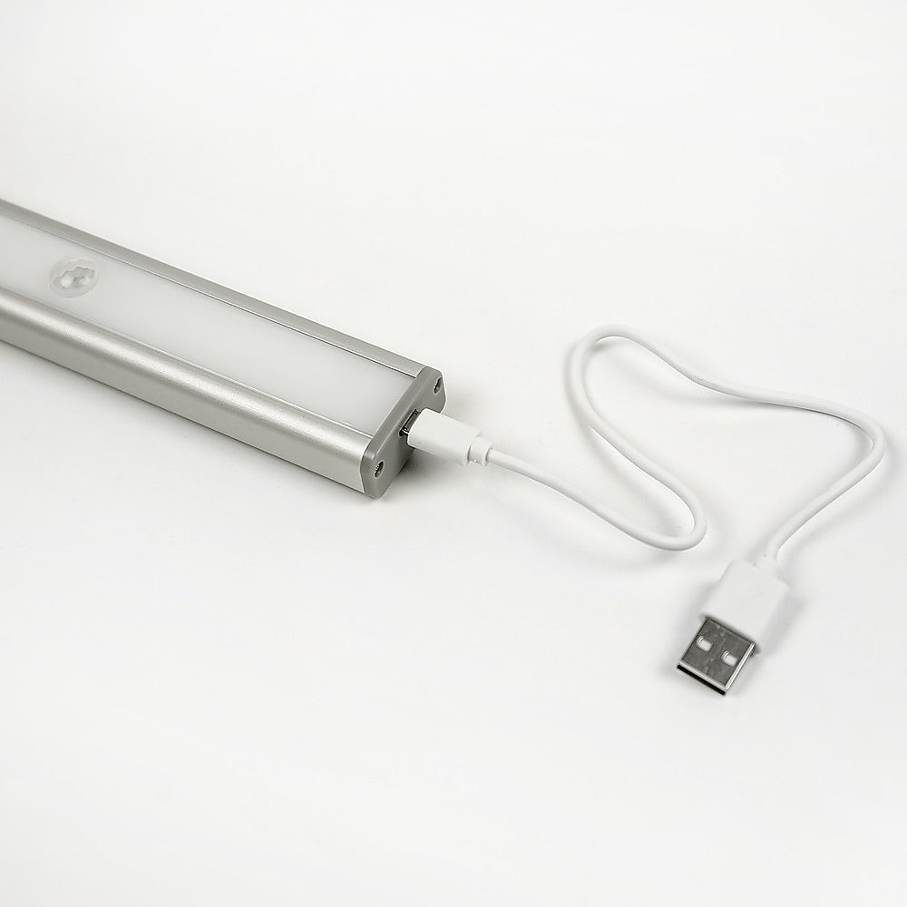 2 Pack LED Stick On Wireless Under Cabinet Lights Rechargeable Motion Sensor Closet Lamps For Convenient Lighting