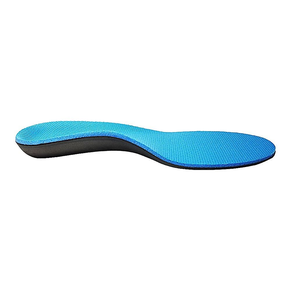 Flat Foot Support Insoles For Men Women Blue Full Length Medium Density Arch Support