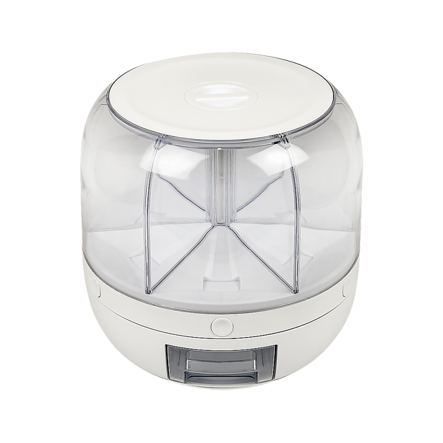 Rice Storage Cereal Dispenser Grain Container Rotating Dry Food Box