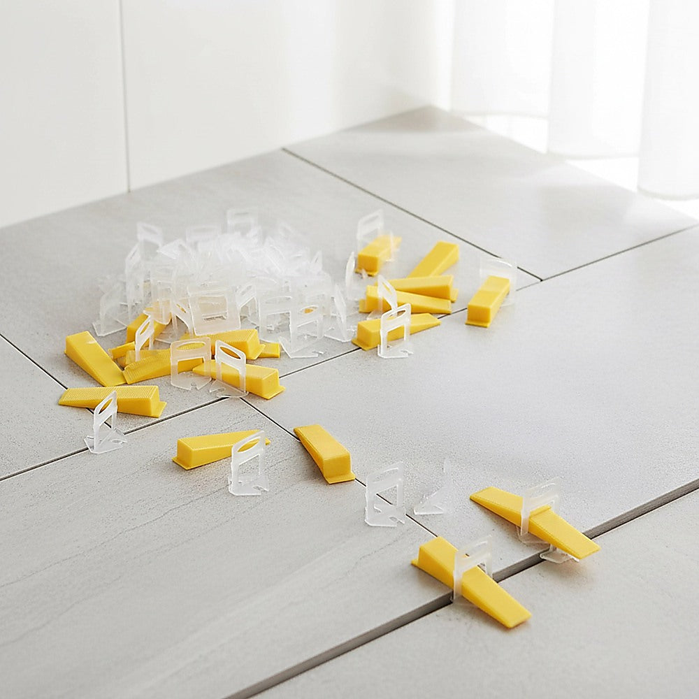 1000 Pack Tile Levelling System Clips Floor And Wall Tiling - V63-839361