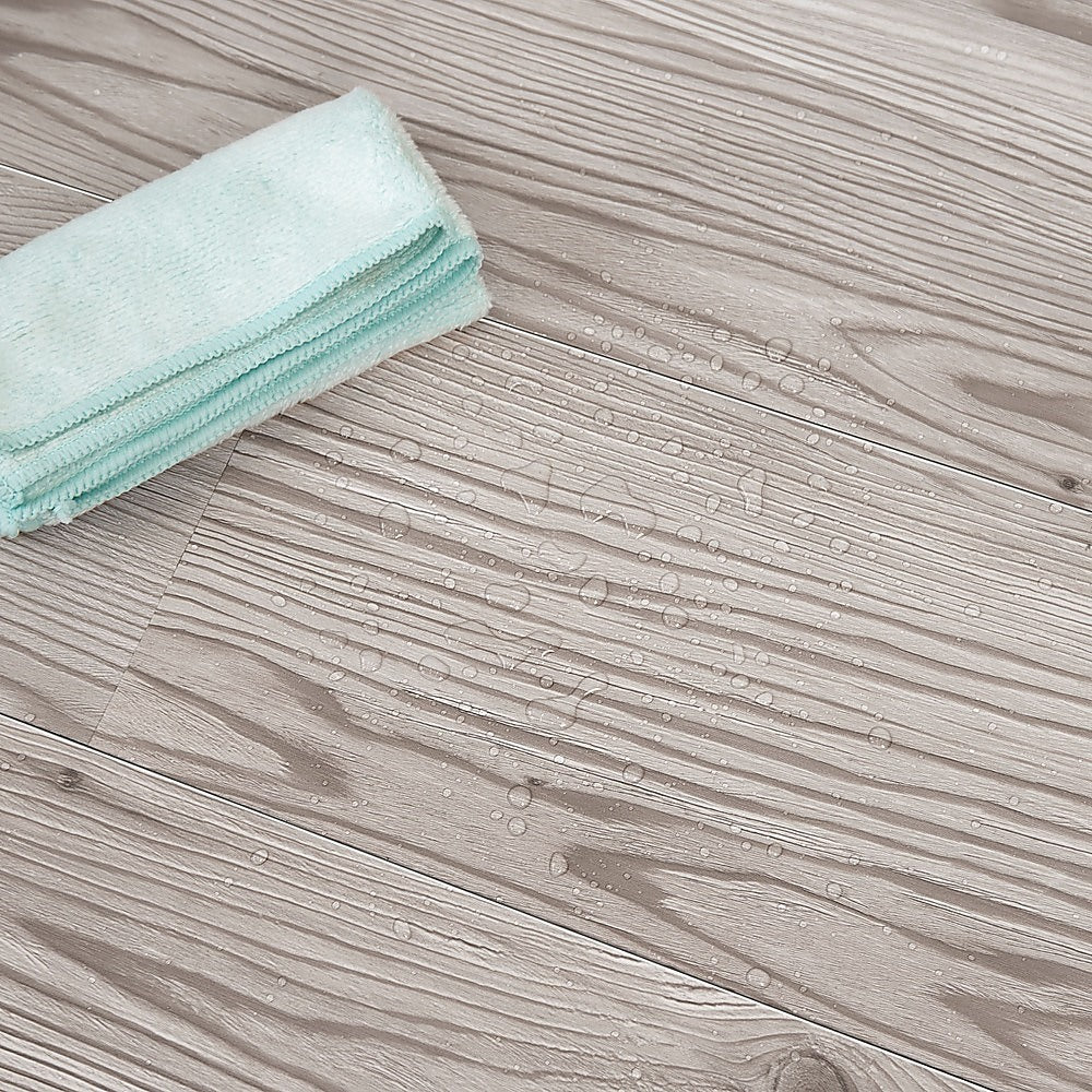 Vinyl Floor Tiles Self Adhesive Flooring Water Dyed Walnut Black - V63-839991