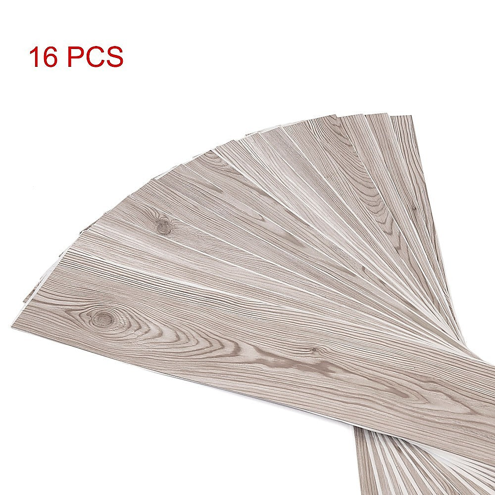 Vinyl Floor Tiles Self Adhesive Flooring Water Dyed Walnut Black - V63-839991