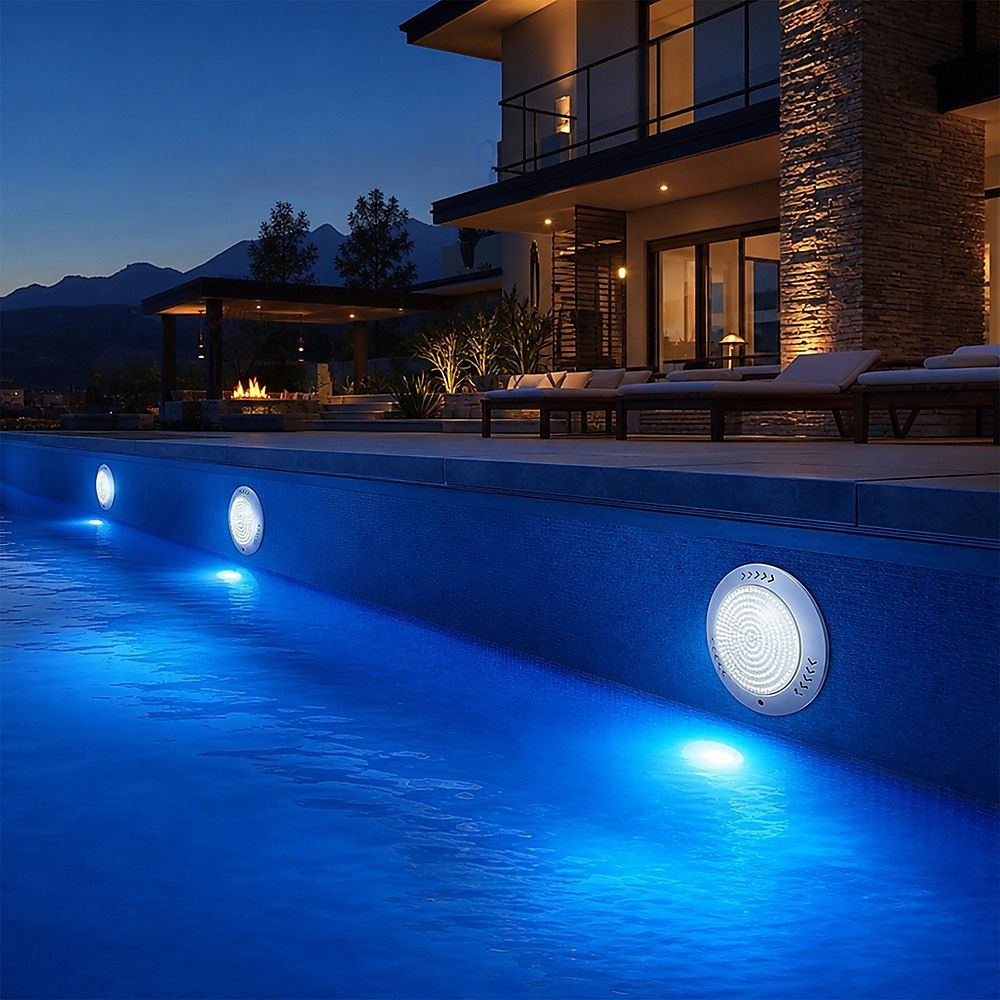 45w Swimming Pool Lights Led 12-32V Resin Filled Underwater Spa lamp