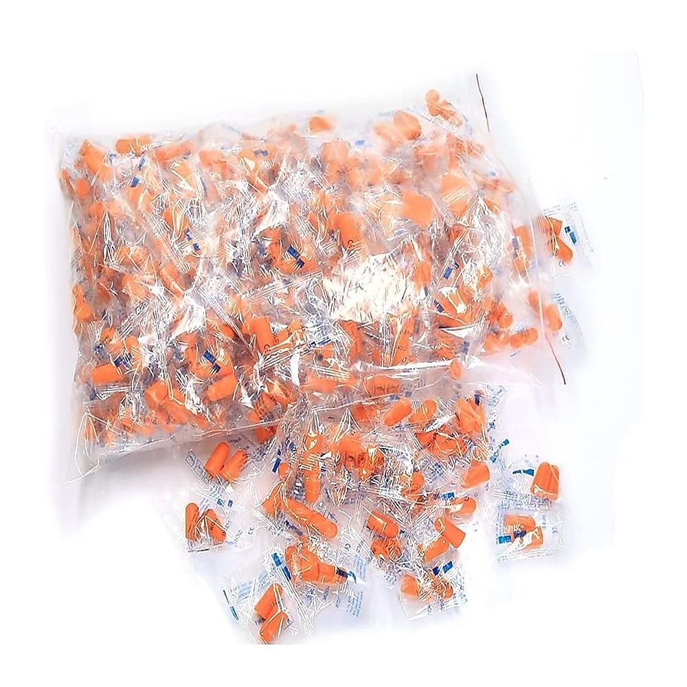 200 Pairs Disposable Foam Ear Plugs Noise Reducing Earplugs for Sleep Travel Work Study