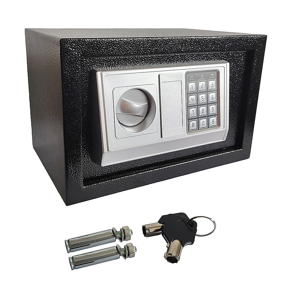 Electronic Digital Safe Security Box with Key Override Home - V63-840961