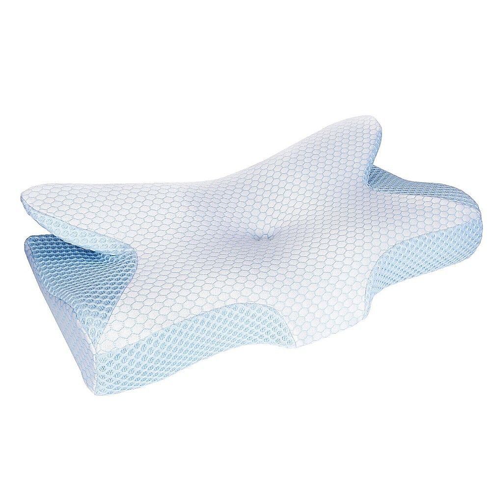 Memory Foam Contour Pillow with Breathable Washable Cover for Everyday Comfort