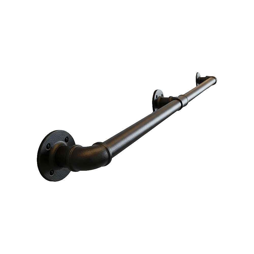 2m Handrail Stair Rail Grab Balustrade Staircase Banister + Installation Kit