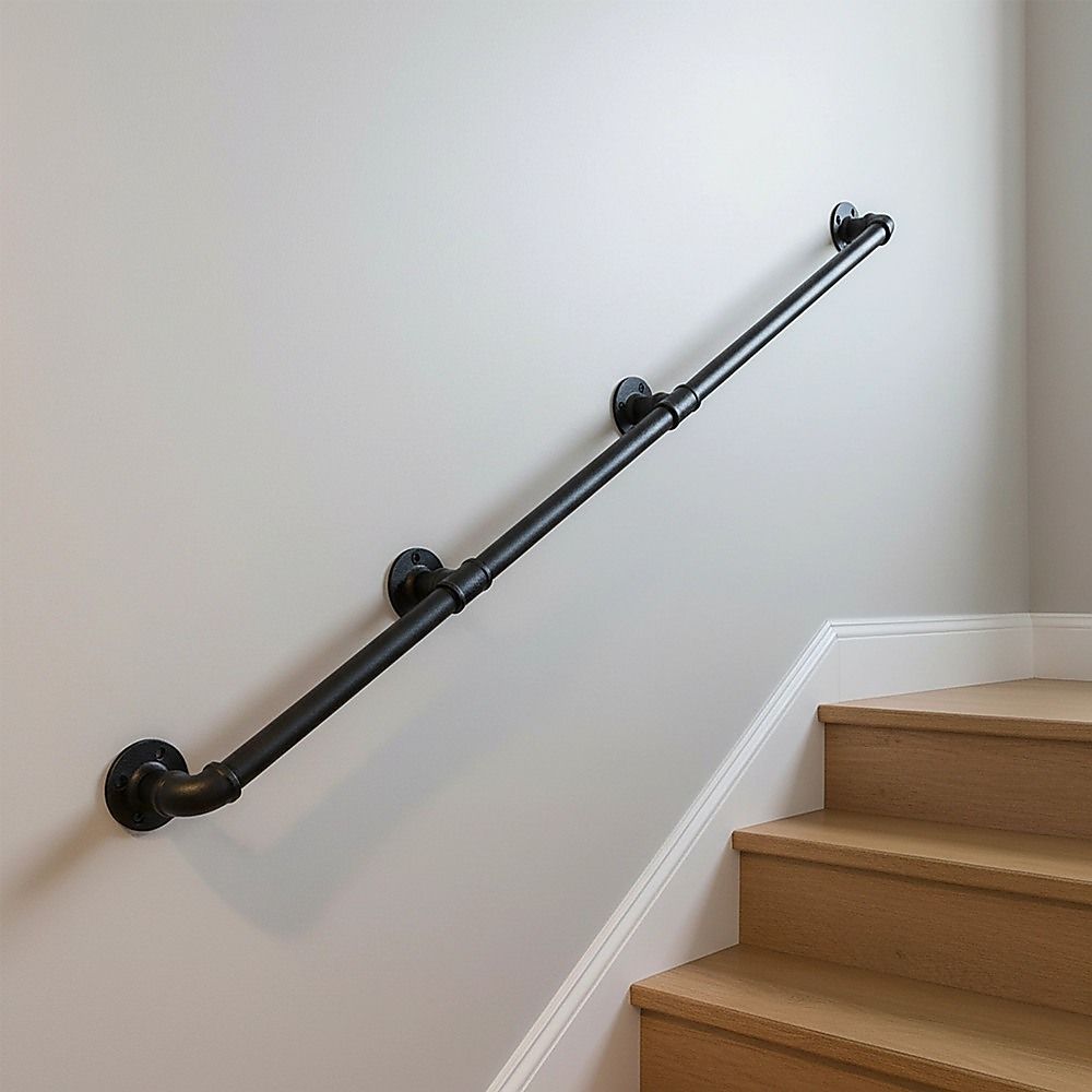3m Handrail Stair Rail Grab Balustrade Staircase Banister + Installation Kit