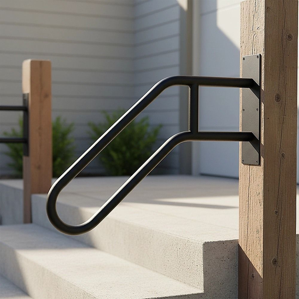Metal Handrail For Outdoor Indoor Steps Stair Railing Safety Support Rail