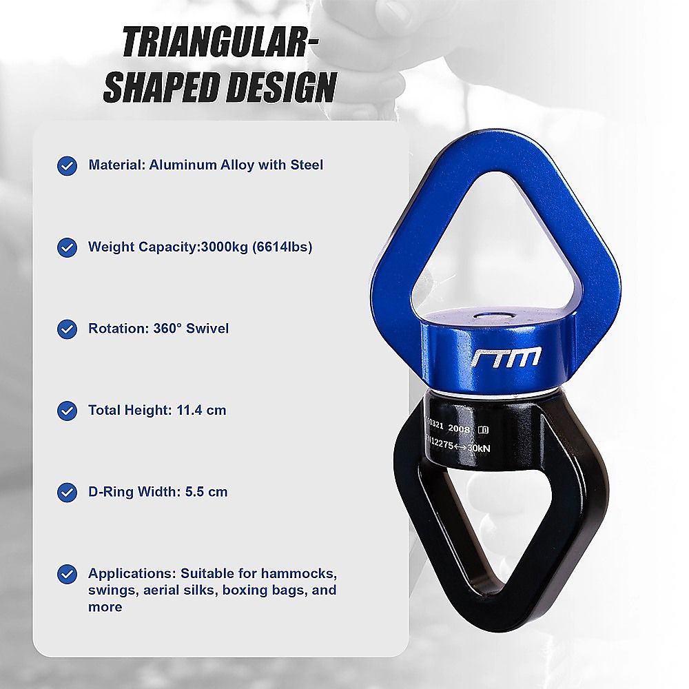 360 Rotating Swing Swivel Hardware Hammock Hanger