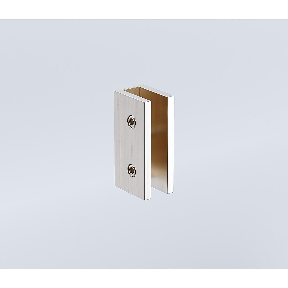 Glass-to-wall/floor Shower Screen U-Brackets in Nickel