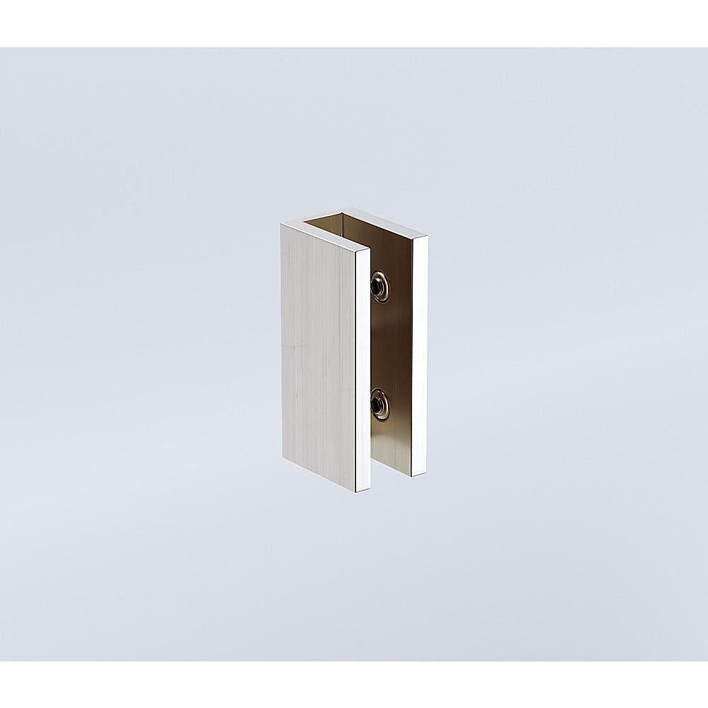 Glass-to-wall/floor Shower Screen U-Brackets in Nickel
