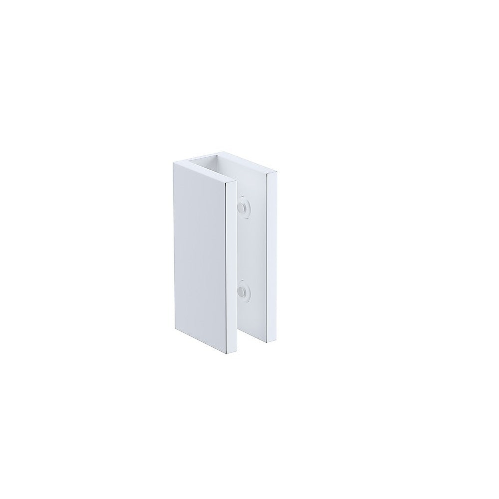 Glass-to-wall/floor Shower Screen U-Brackets in White