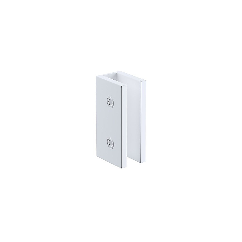 Glass-to-wall/floor Shower Screen U-Brackets in White