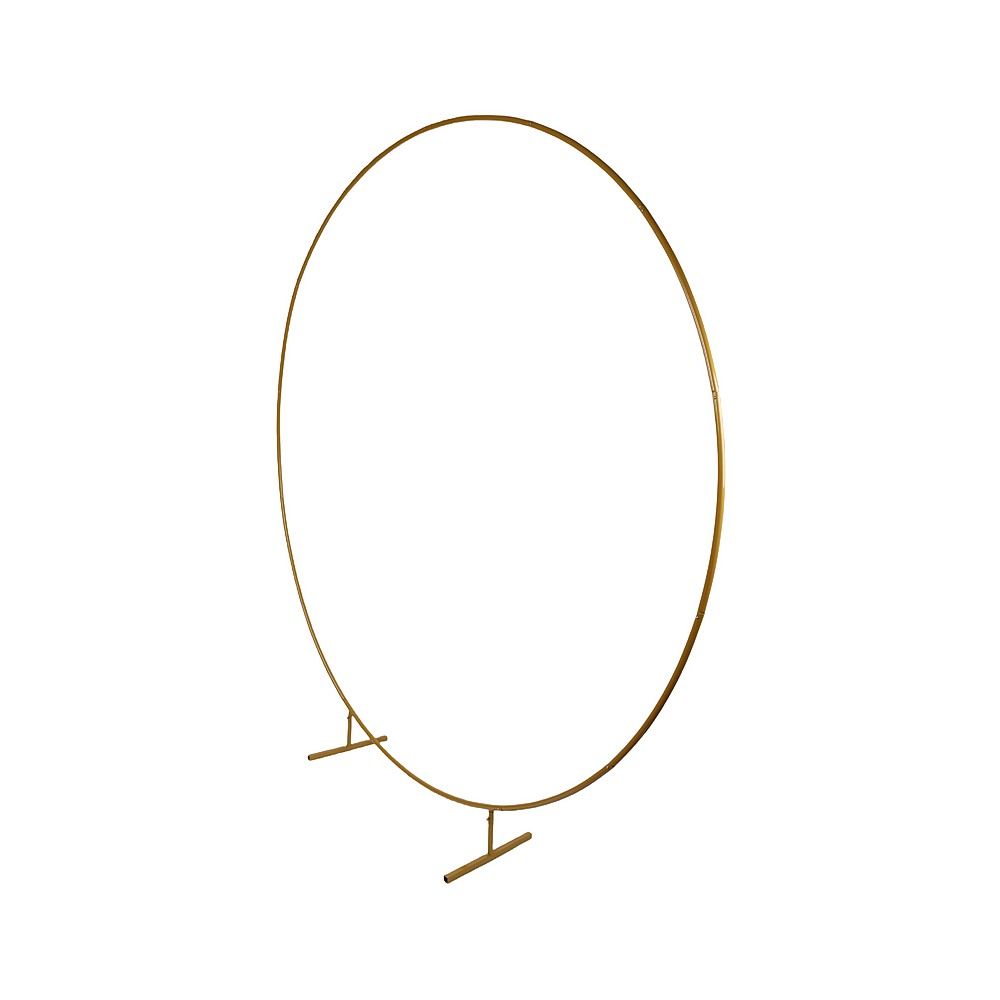 250cm Round Balloon Arch Frame Stand Gold