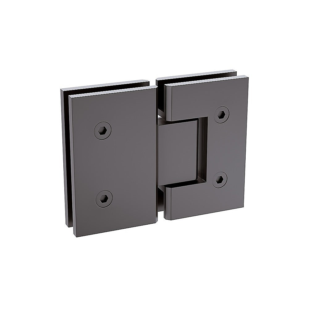 180 Degree Stainless steel Glass to Glass Shower Door Hinge in Gunmetal