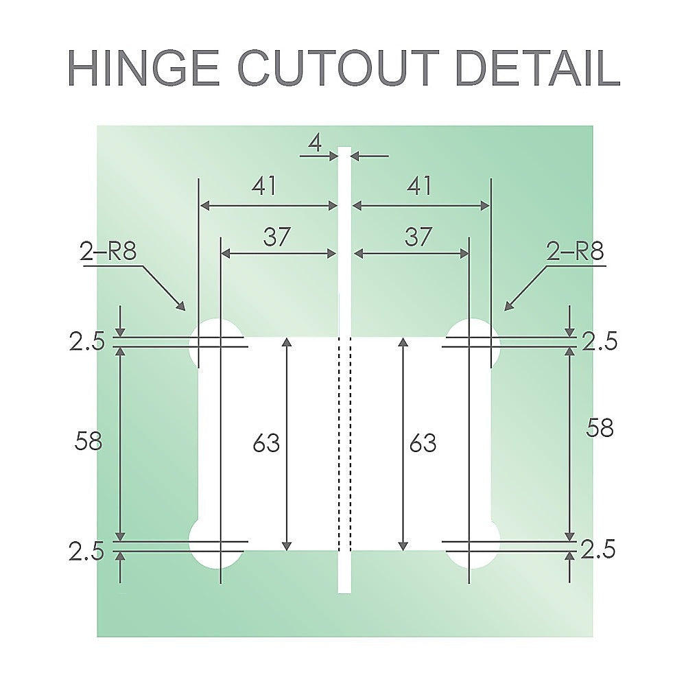 180 Degree Stainless steel Glass to Glass Shower Door Hinge in Gunmetal