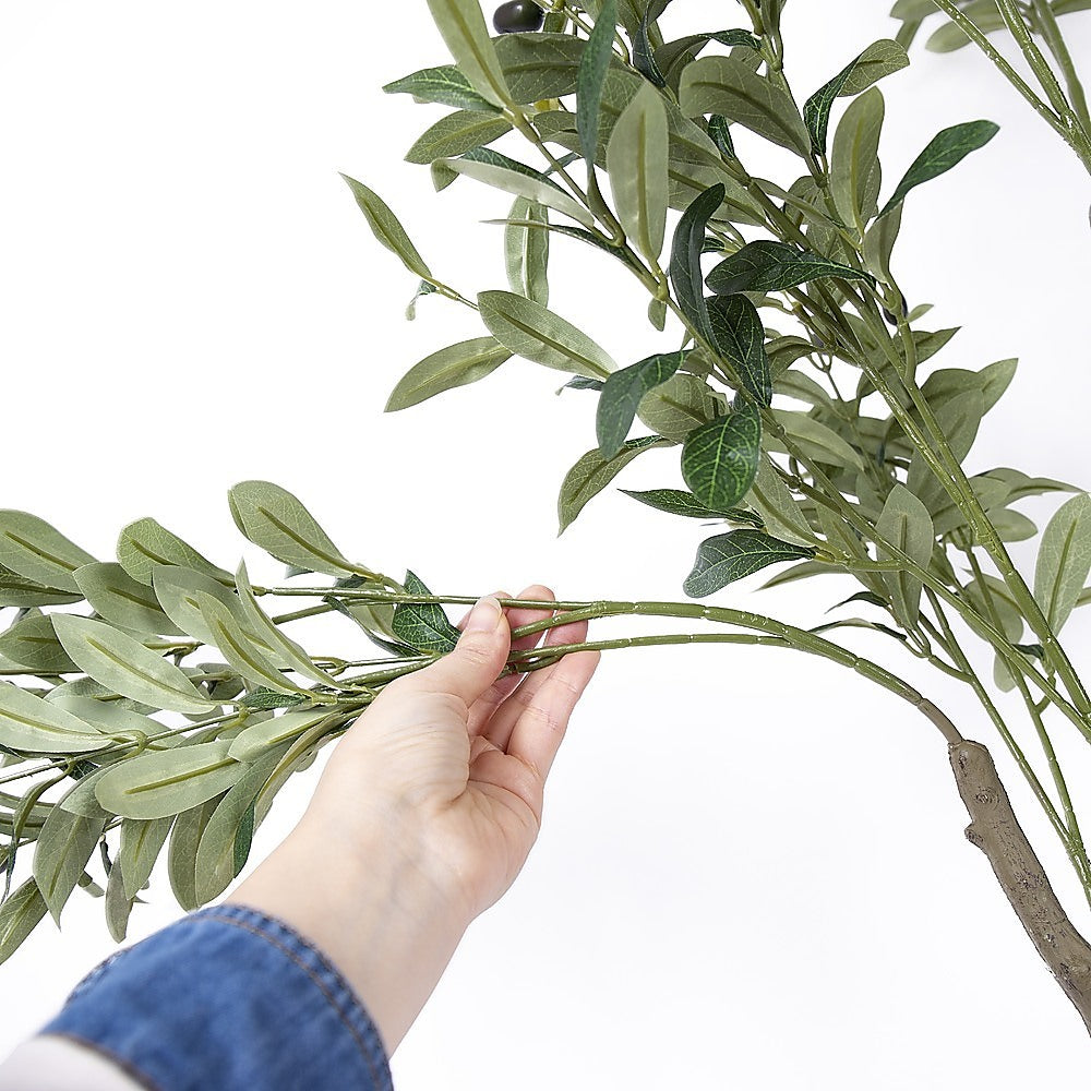 150cm Artificial Olive Tree – Tall Realistic Faux Green Indoor - V63-931361