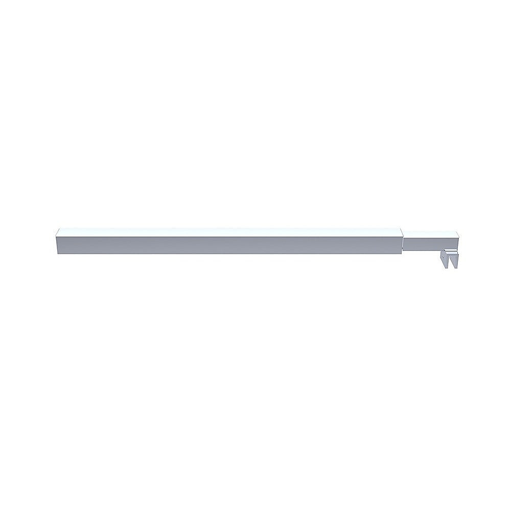 Glass Shower Screen Square Stabilising Pole in Chrome