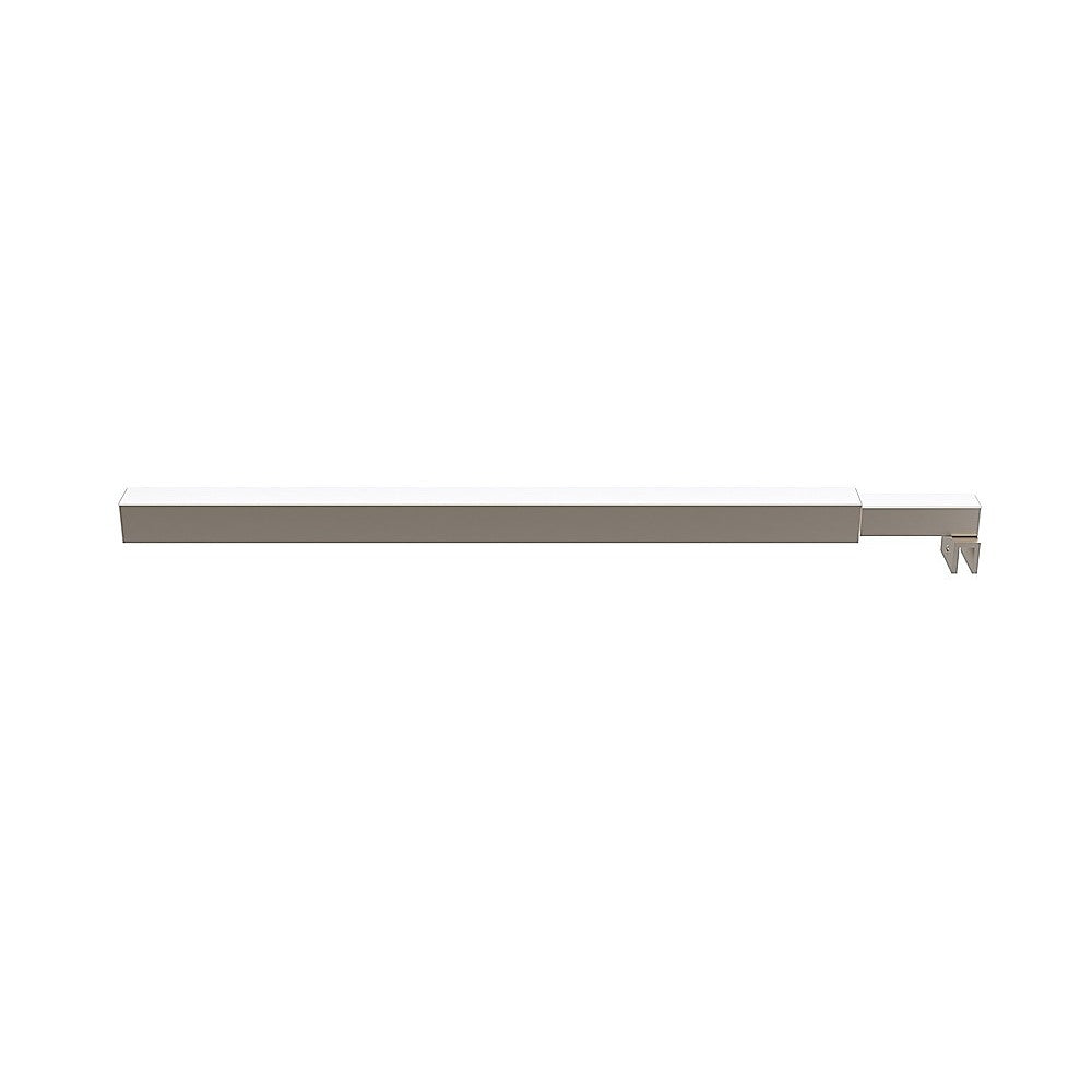 Glass Shower Screen Square Stabilising Pole in Nickel