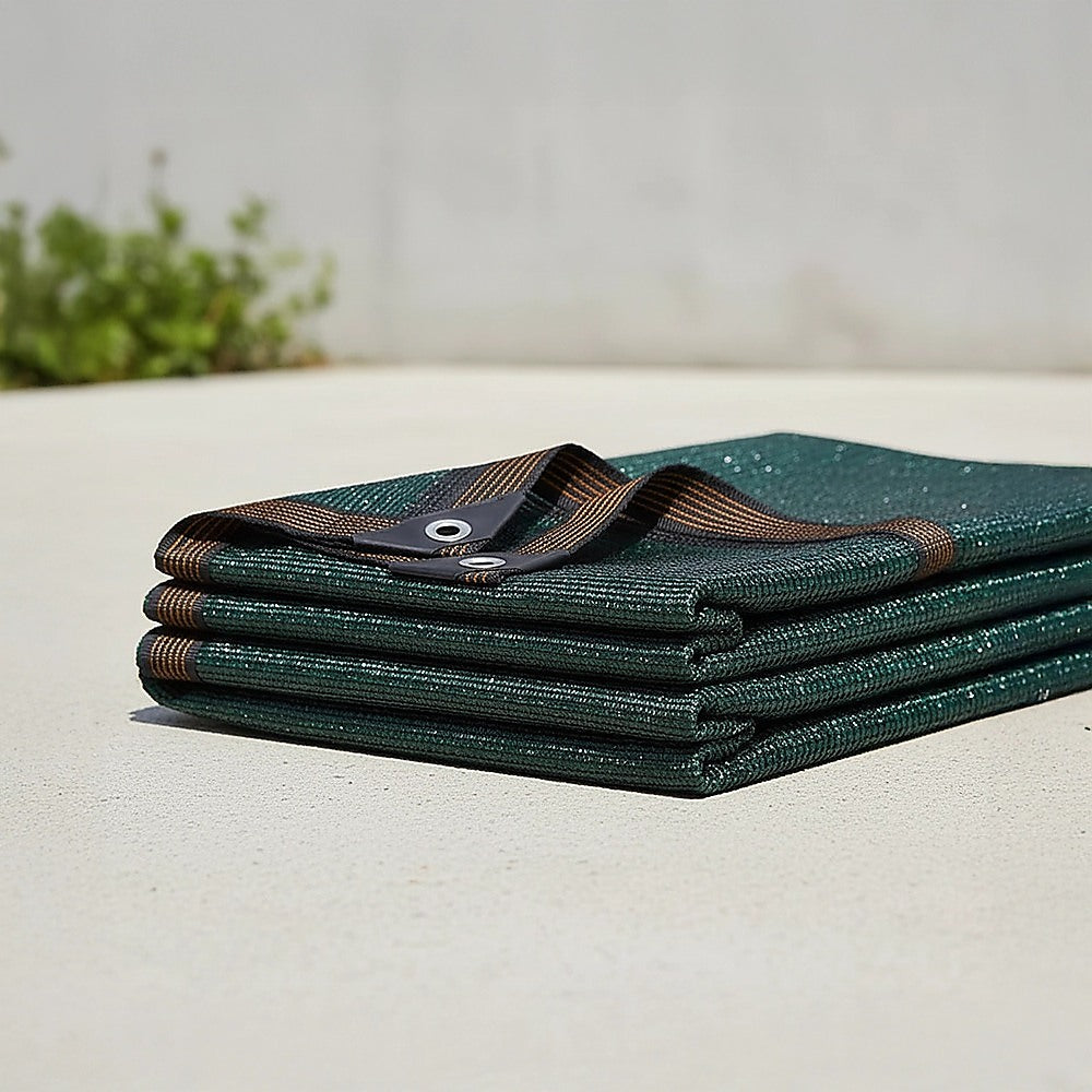 15m x 2m Fence Windscreen Privacy Screen Shade Cover Dark Green - V63-931981
