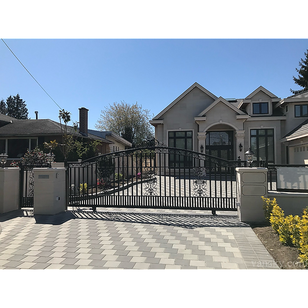 Telescopic Sliding Gate Pulley System