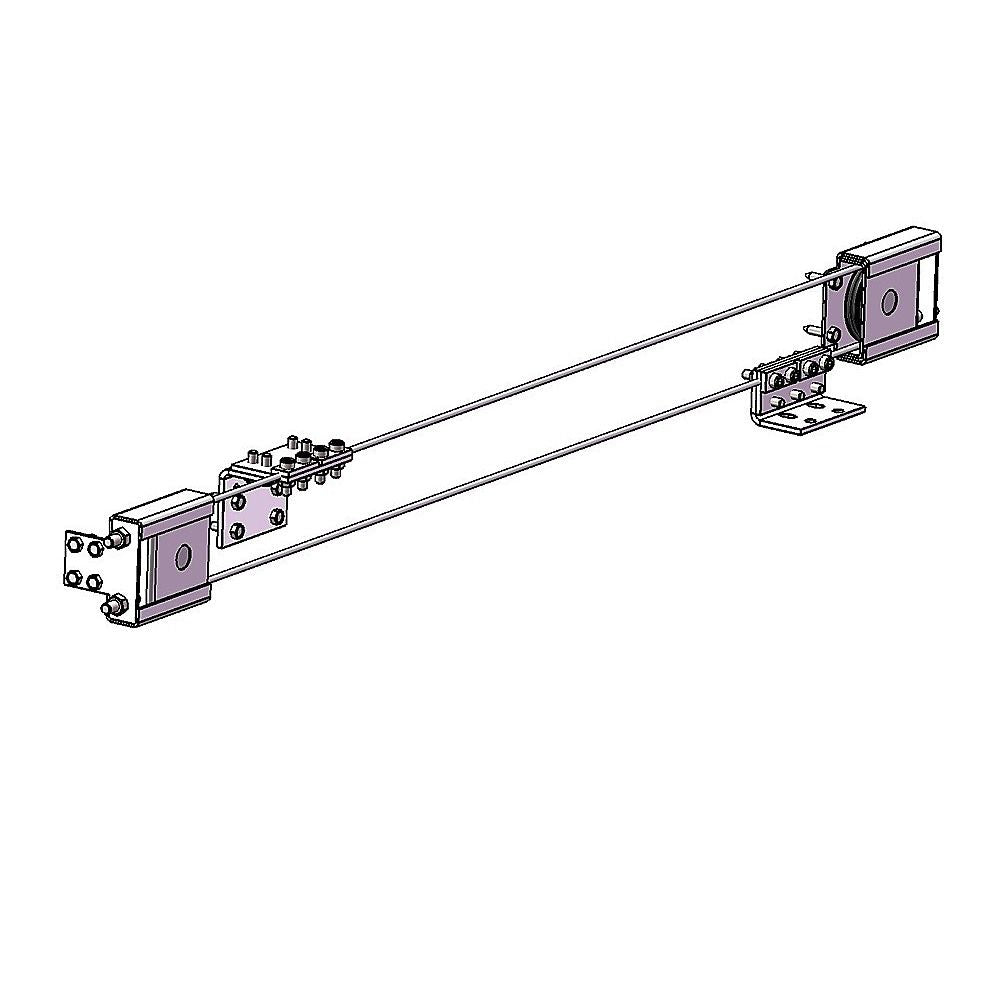 Telescopic Sliding Gate Pulley System