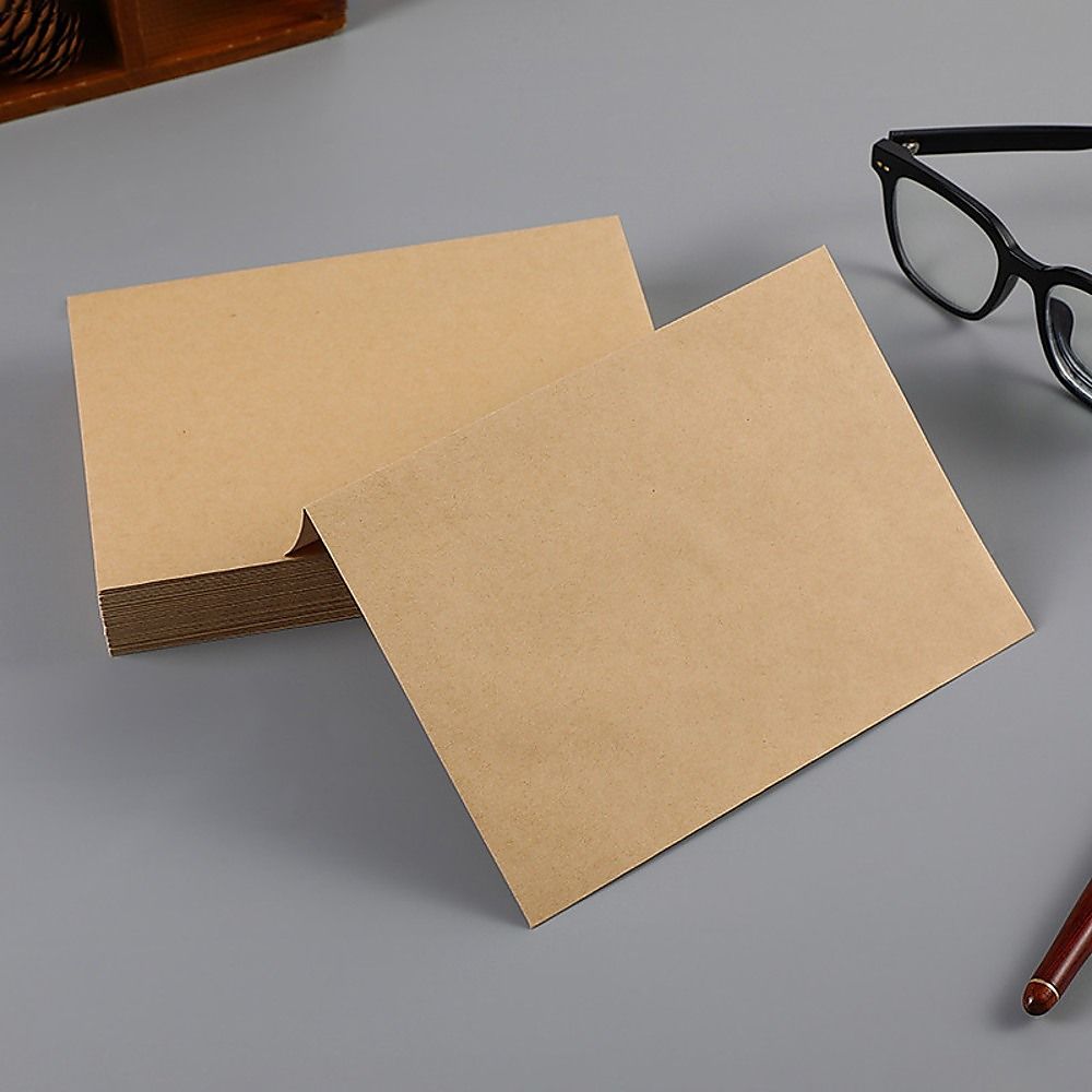 50 x Brown Kraft Envelopes for Wedding Cards Rustic Invitation Mailing Envelopes for Special Events