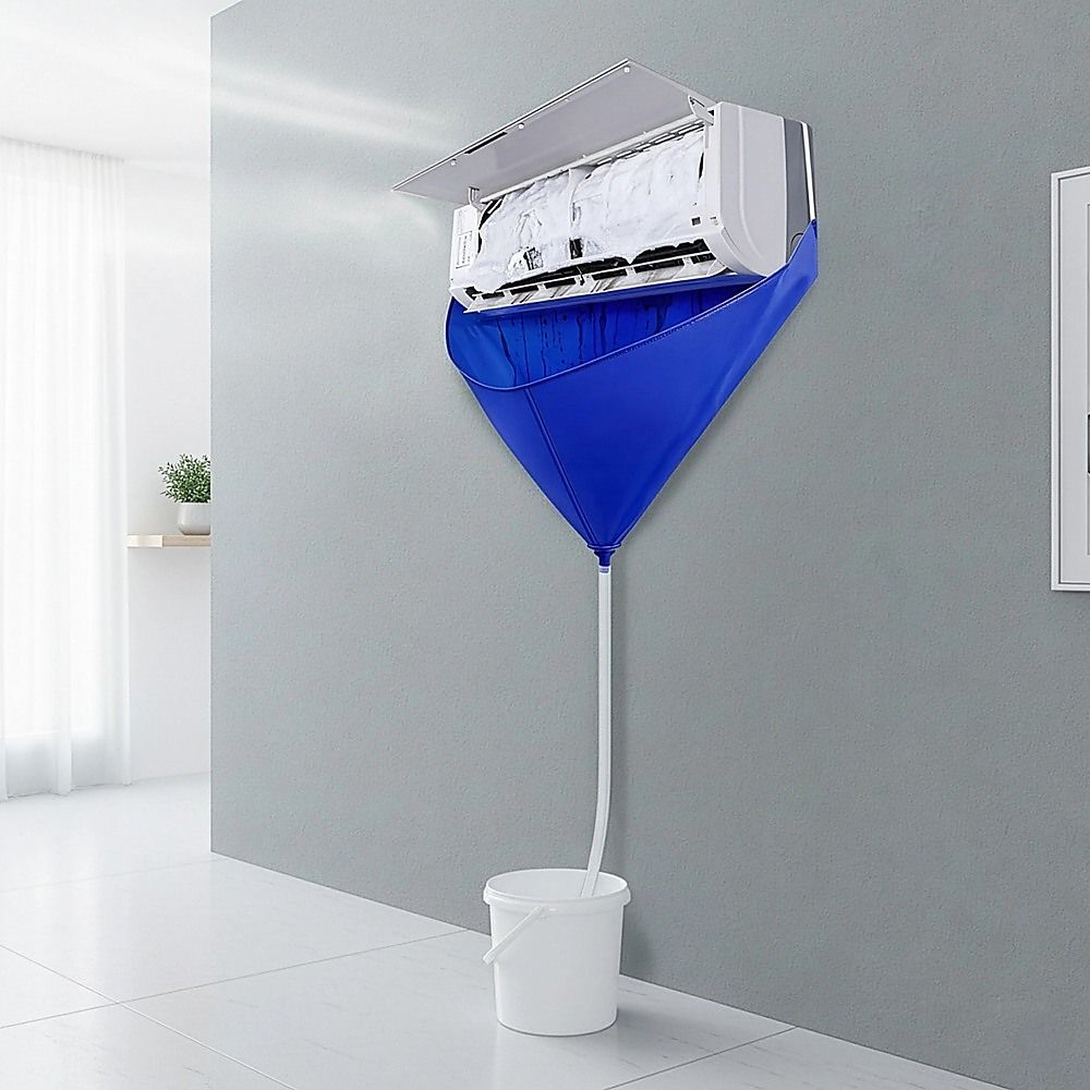 Air Conditioner Cleaning Cover Bag Kit – Leakproof Waterproof Dust Protection for Split Systems