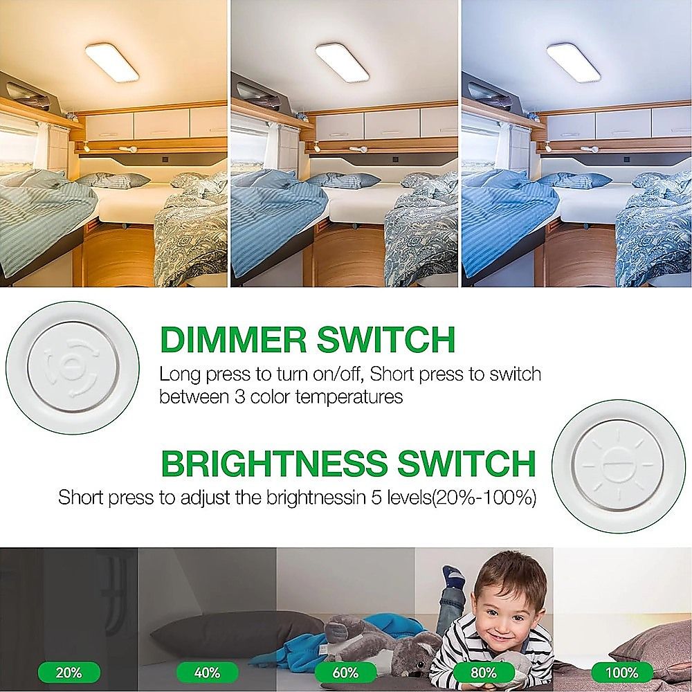 RV Caravan Interior LED Ceiling Light