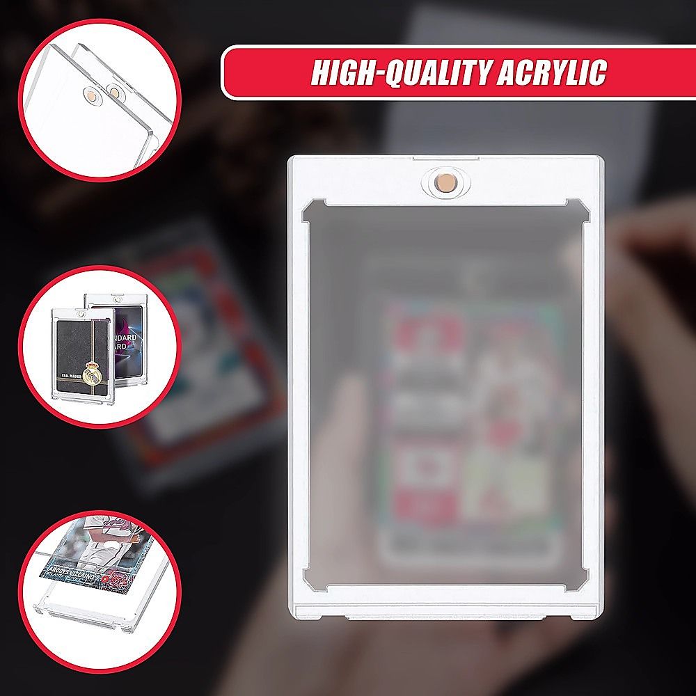 25 Pack Magnetic Card Holder For 35PT Trading Sports Cards